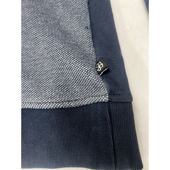 Ted Baker London Sweater Men’s 5 Med-Large Blue Poly Cotton 1/4 Zip - Picture 8 of 8